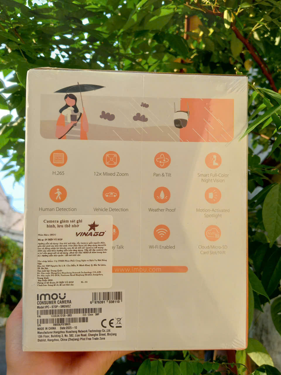 IMOU S7DP 5MP zoom 12X - Camera Wi-Fi Cruiser Z | Zoom xa cận cảnh