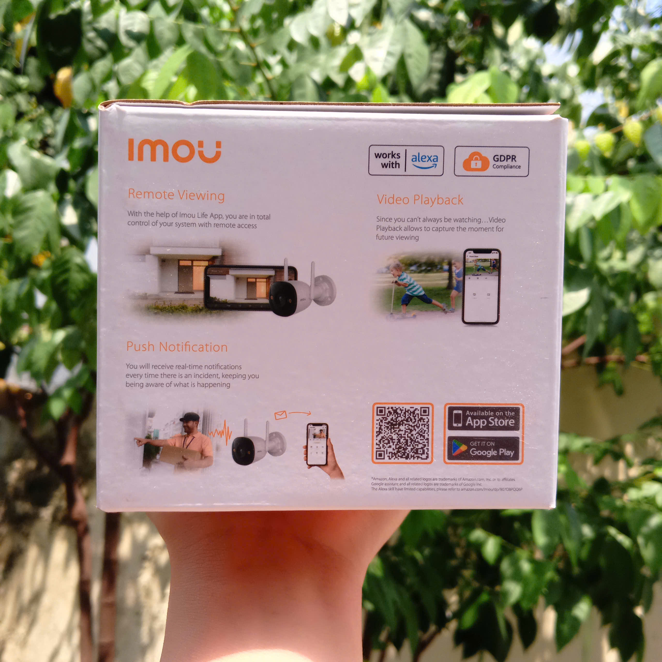 IMOU F52P 3K 5MP, ban đêm trắng đen - Camera Wifi 5MP Bullet 2C ngoài trời | Chống nước IP67 | Chỉ micro, Ko led, Ko loa