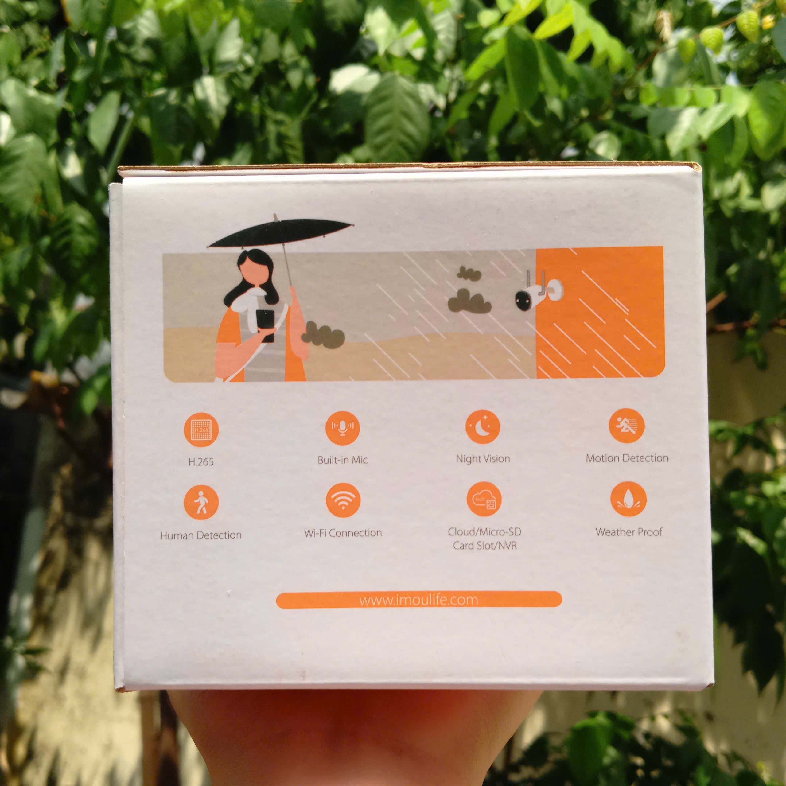 IMOU F52P 3K 5MP, ban đêm trắng đen - Camera Wifi 5MP Bullet 2C ngoài trời | Chống nước IP67 | Chỉ micro, Ko led, Ko loa