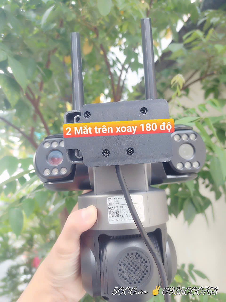 YOOSEE Q49 Yêu Nhền Nhện 3 mắt 3 khung hình xoay độc lập | Mã khác: B52 | PA40L