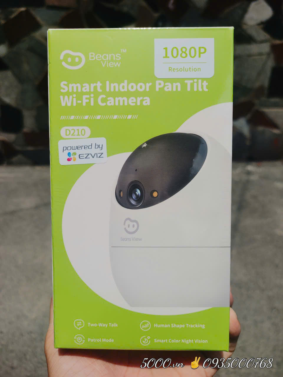 Camera 2MP BEANS-VIEW D210 - Hàng chính hãng ✌ Powered by EZ Việt Nam | 2 năm | App cùng tên | Cài đặt dễ dàng