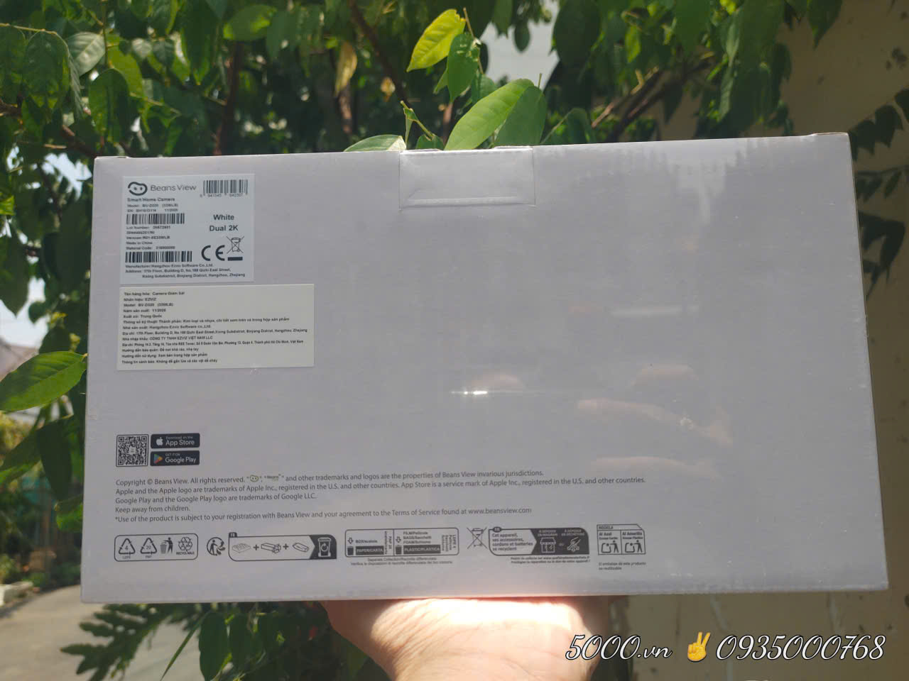 Camera 6MP BEANS-VIEW D320 Dual 2K (3MP+3MP) - Hàng chính hãng ✌ Powered by EZ Việt Nam | 2 năm | App cùng tên | Cài đặt dễ dàng
