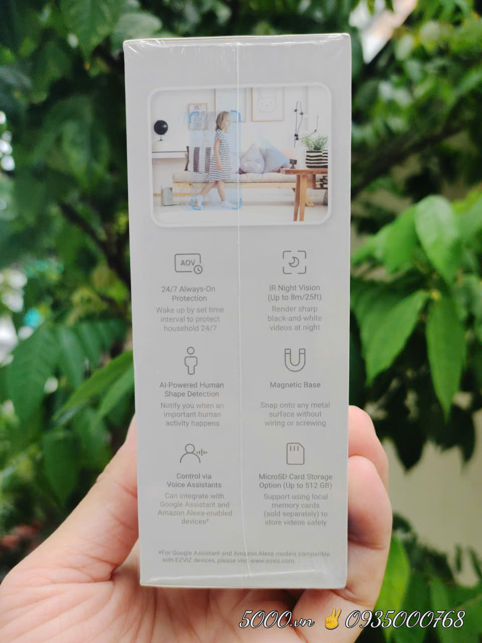 (2) EZVIZ CB2-2MP-Wifi | CB2-3MP-4G | BM1 - Cam siêu nhỏ, đế nam châm, Type-C, nhận thẻ 512G, Đàm thoại, góc rộng 108 độ, thùng 36C)