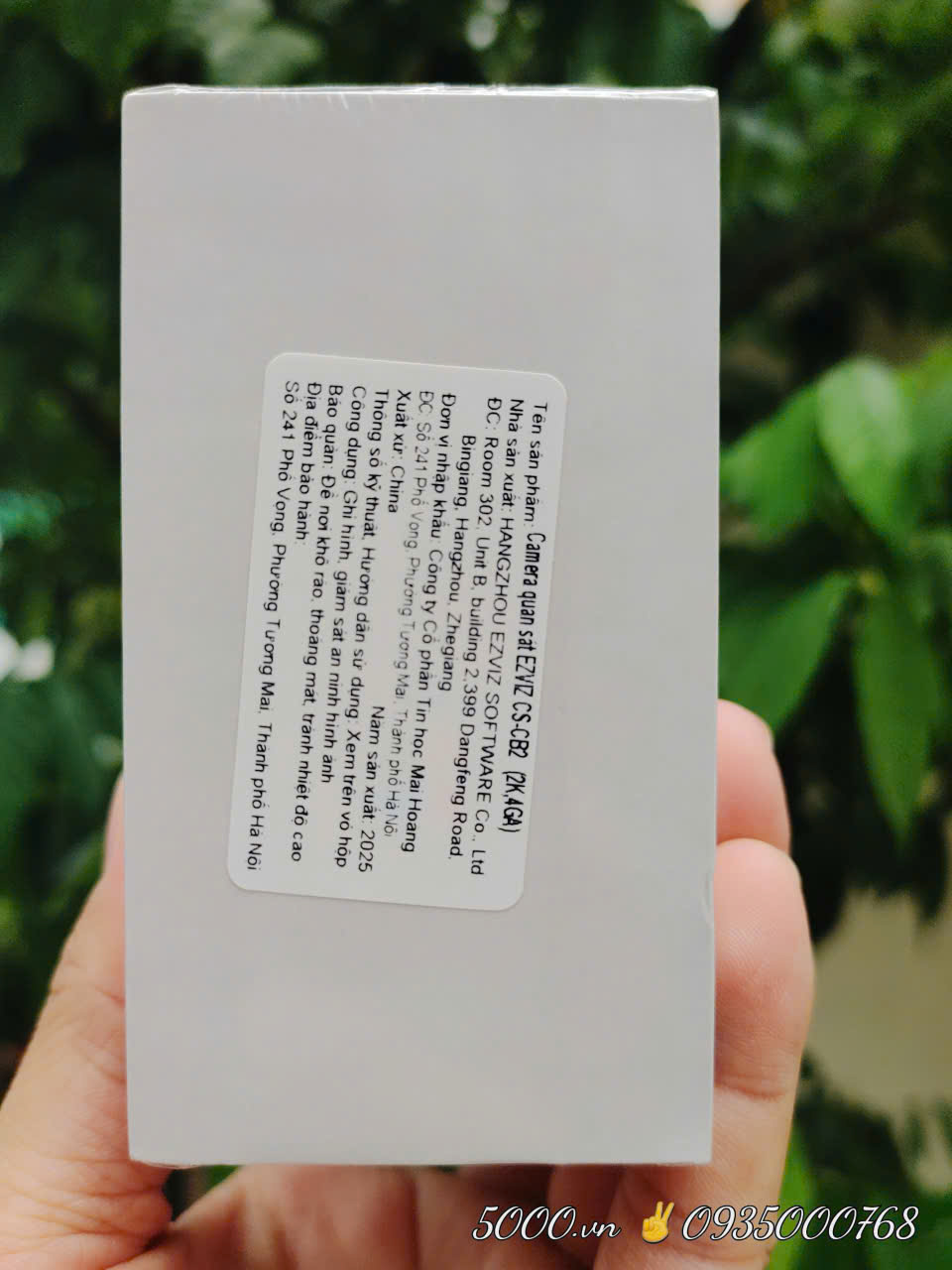 (2) EZVIZ CB2-2MP-Wifi | CB2-3MP-4G | BM1 - Cam siêu nhỏ, đế nam châm, Type-C, nhận thẻ 512G, Đàm thoại, góc rộng 108 độ, thùng 36C)