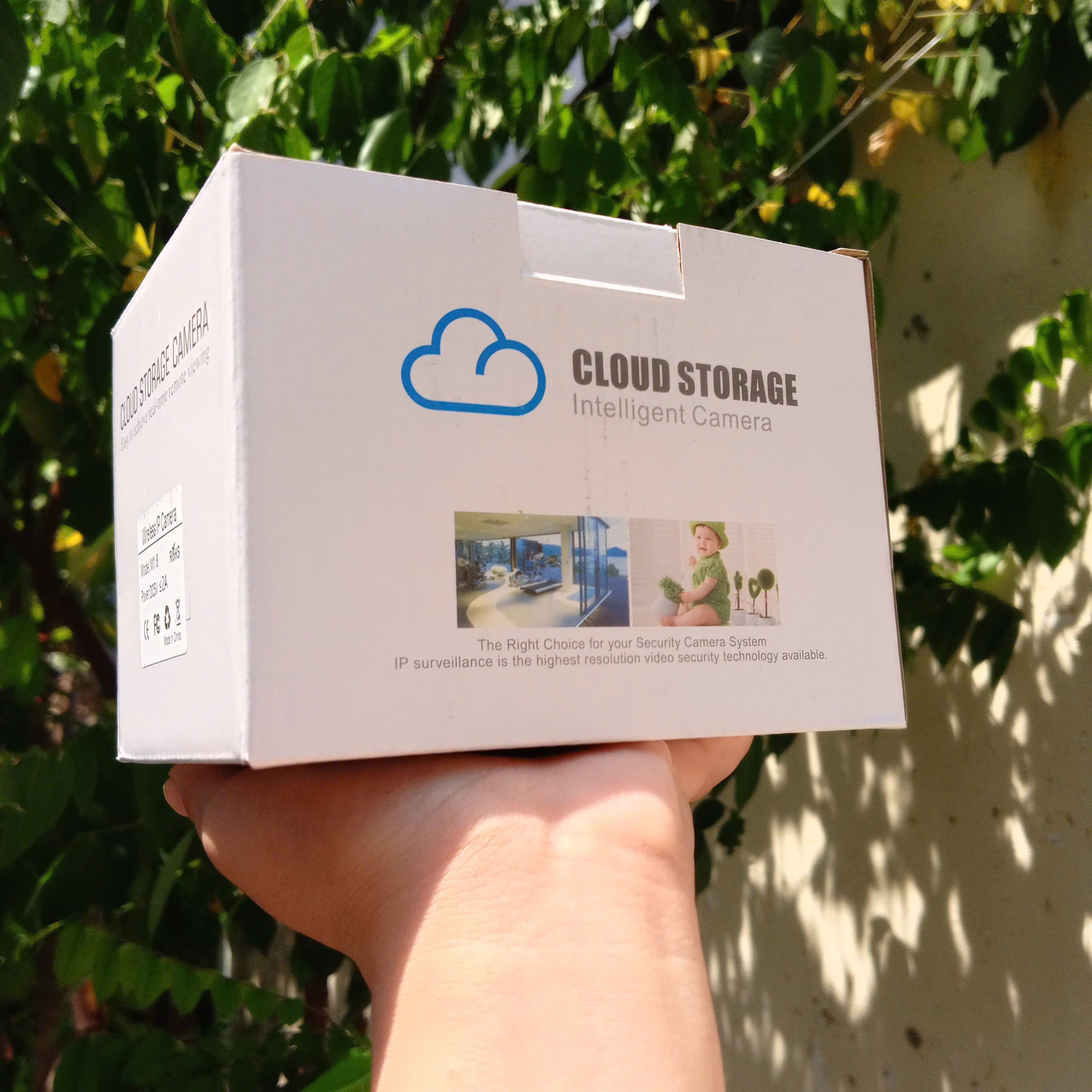 YOOSEE 1 mắt ngoài trời - Nguồn móc treo 5V, kháng nước | Cổng sạc TypeC | Thẻ 128GB | chuẩn nén H.265 | Wifi 6 | Không LAN