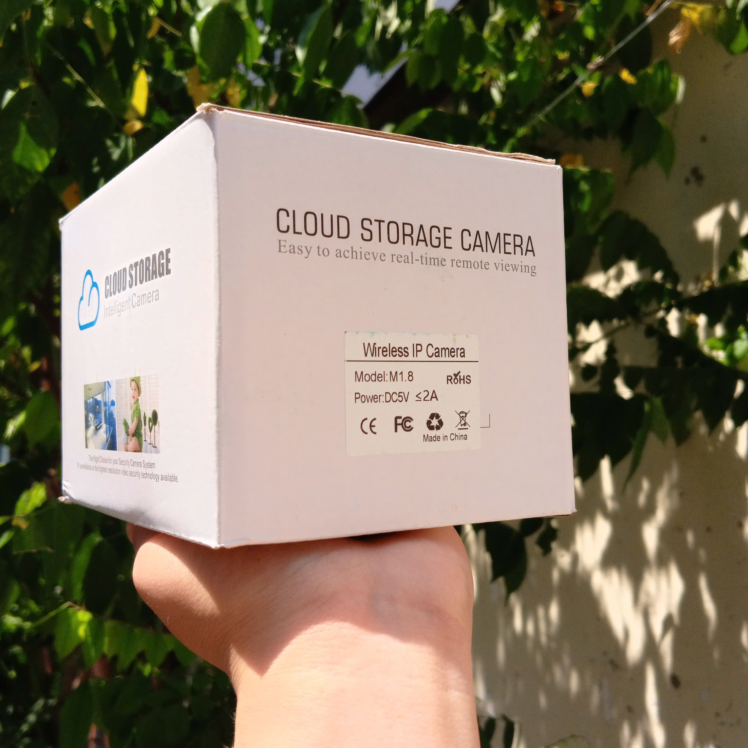 YOOSEE 1 mắt ngoài trời - Nguồn móc treo 5V, kháng nước | Cổng sạc TypeC | Thẻ 128GB | chuẩn nén H.265 | Wifi 6 | Không LAN