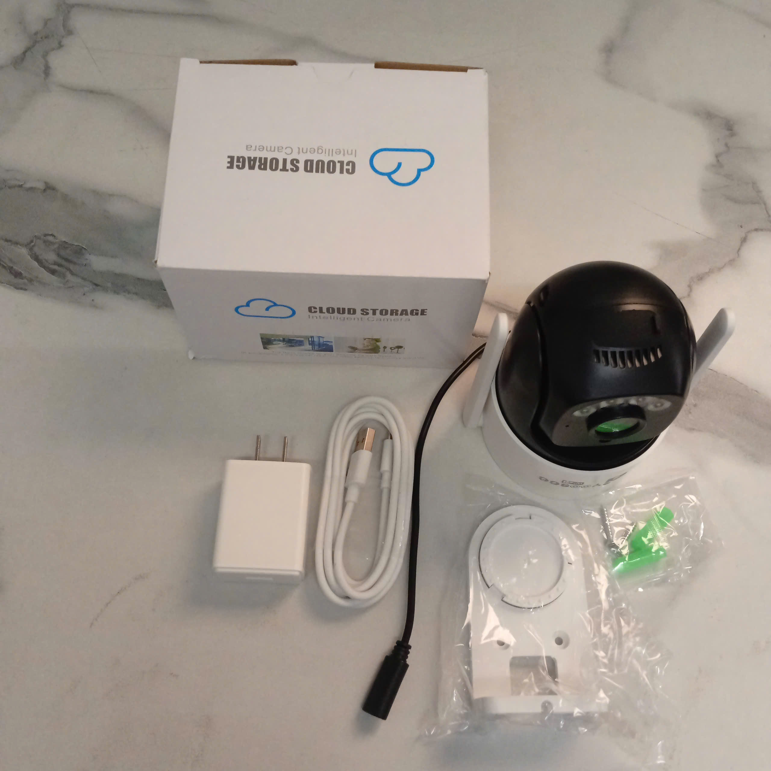 YOOSEE 1 mắt ngoài trời - Nguồn móc treo 5V, kháng nước | Cổng sạc TypeC | Thẻ 128GB | chuẩn nén H.265 | Wifi 6 | Không LAN