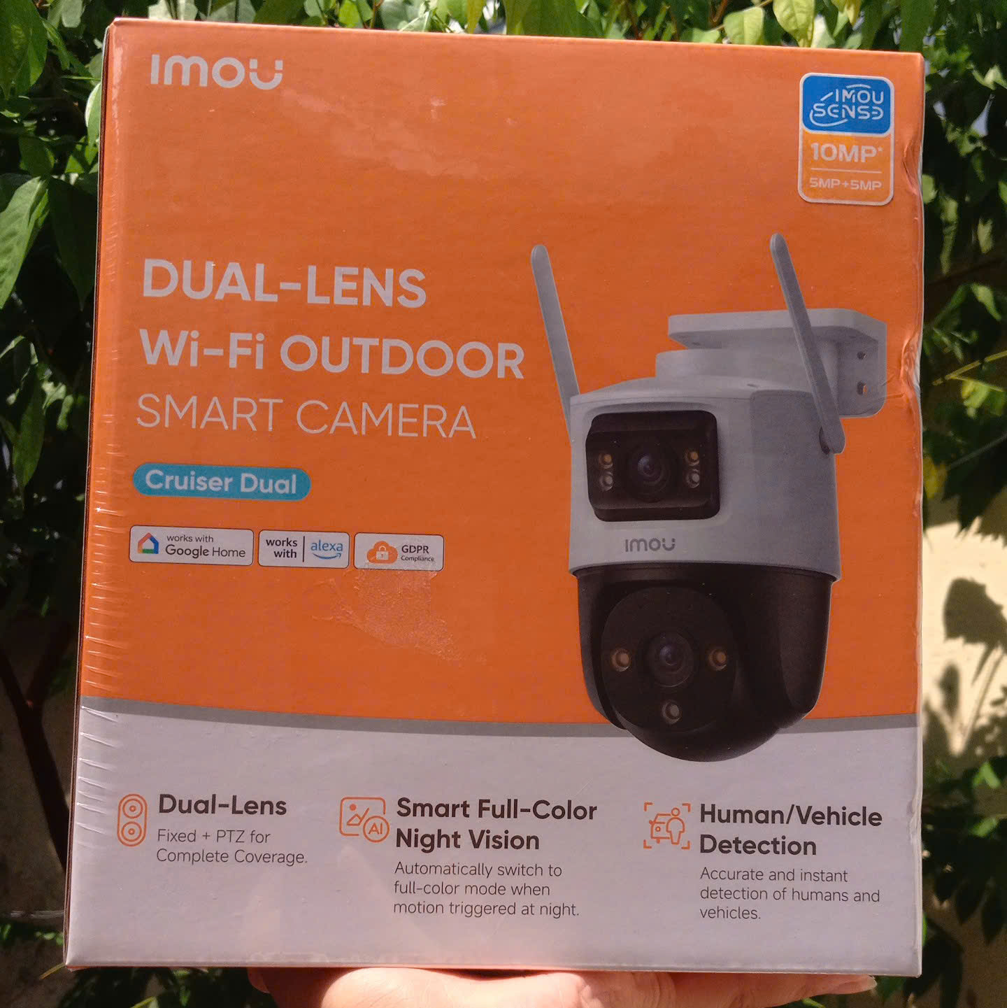 IMOU S7XP 10MP (Camera Wi-Fi Cruiser Dual | Outdoor | FullColor | Có đèn báo động trắng | Dual Lens 5MP+5MP)
