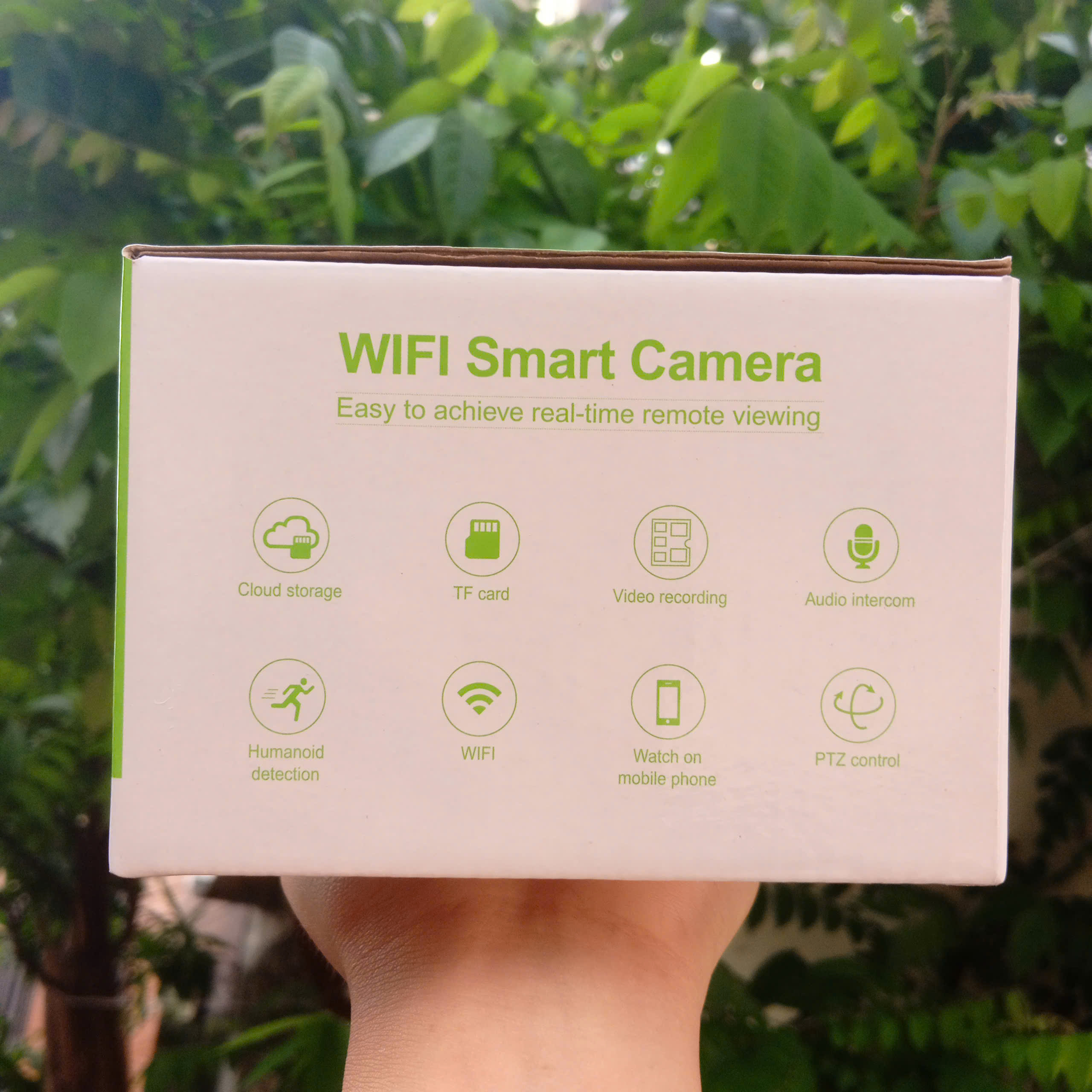 YOOSEE Q86 Green - Yoosee S2xep 3MP Dual Lens, cổng TypeC, Đế xoay 360 độ , đàm thoại, có màu, 2 mắt 2 khung độc lập, thùng 30c