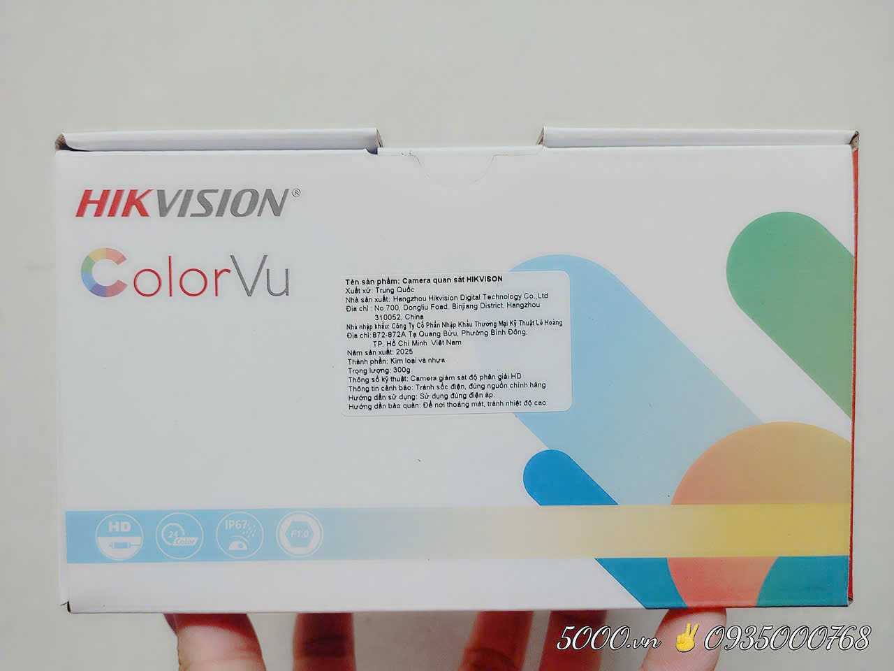 Analog Camera Hikvision DS-2CE10DF0T-FS (3.6MM) | Có micro | Có màu