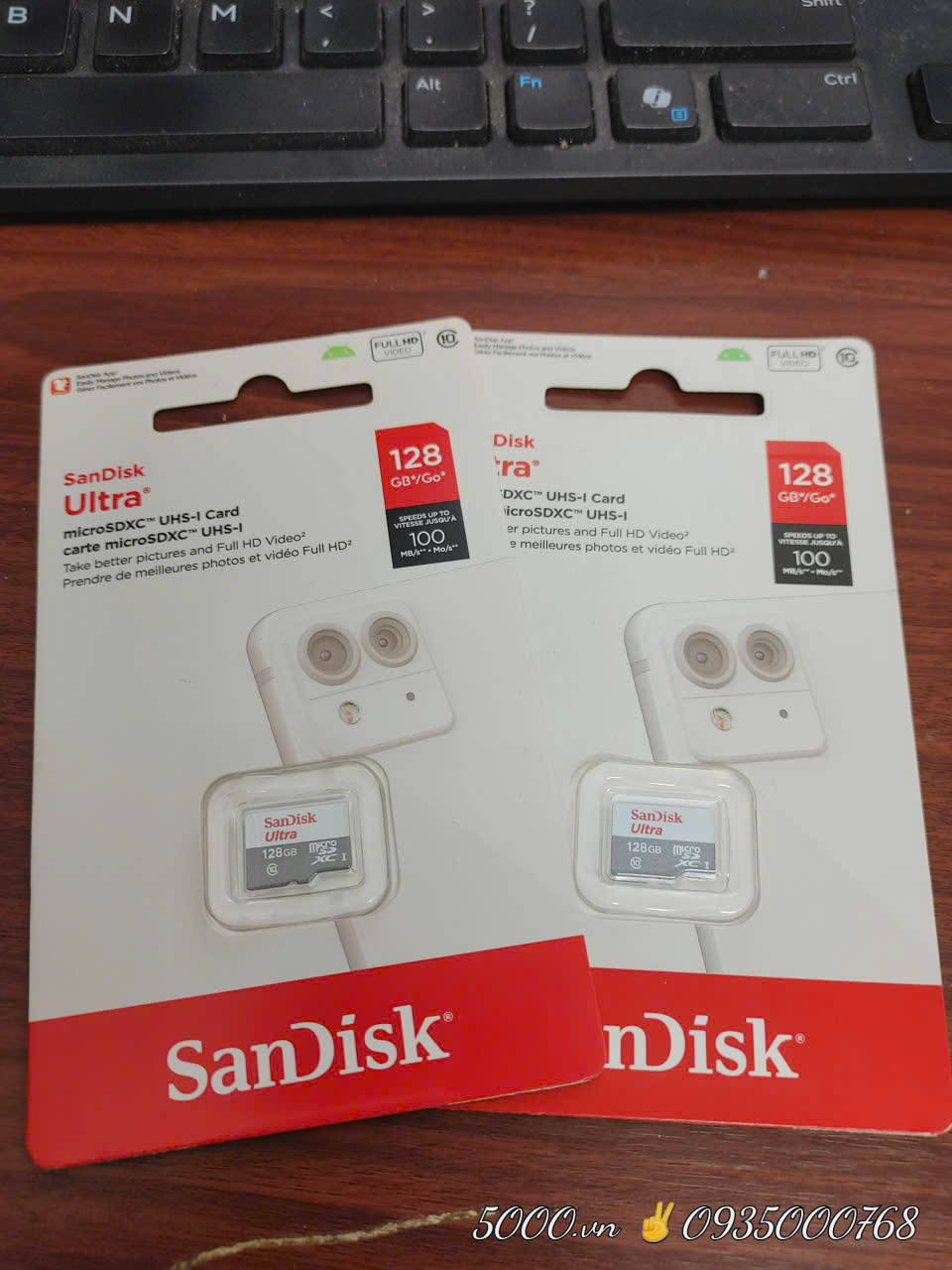 Thẻ nhớ SANDISK 128GB Chính Hãng ✌ Tem SPC or FPT | 7 Năm | Hộp 100c