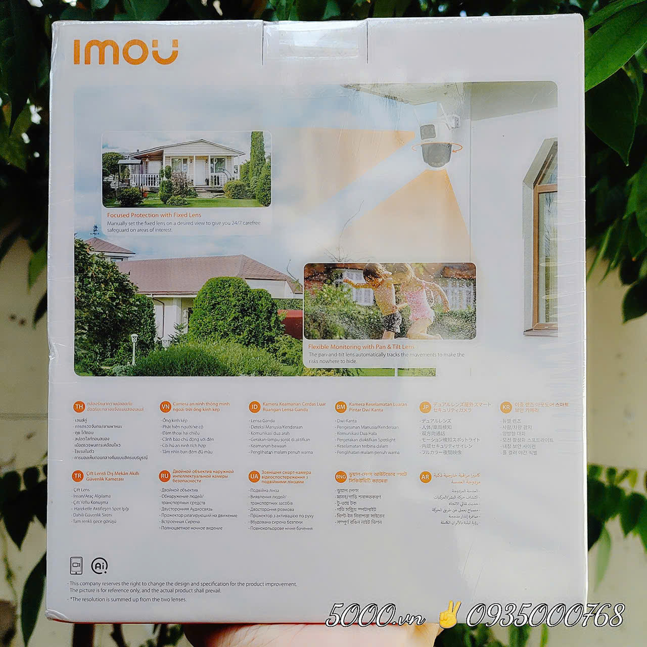 4G IMOU S7XCP-6MP (Camera sim 4G duals 3MP+3MP | Outdoor | FullColor | Sóng sim 4G mọi nhà mạng Việt Nam | Có cổng LAN dự phòng)