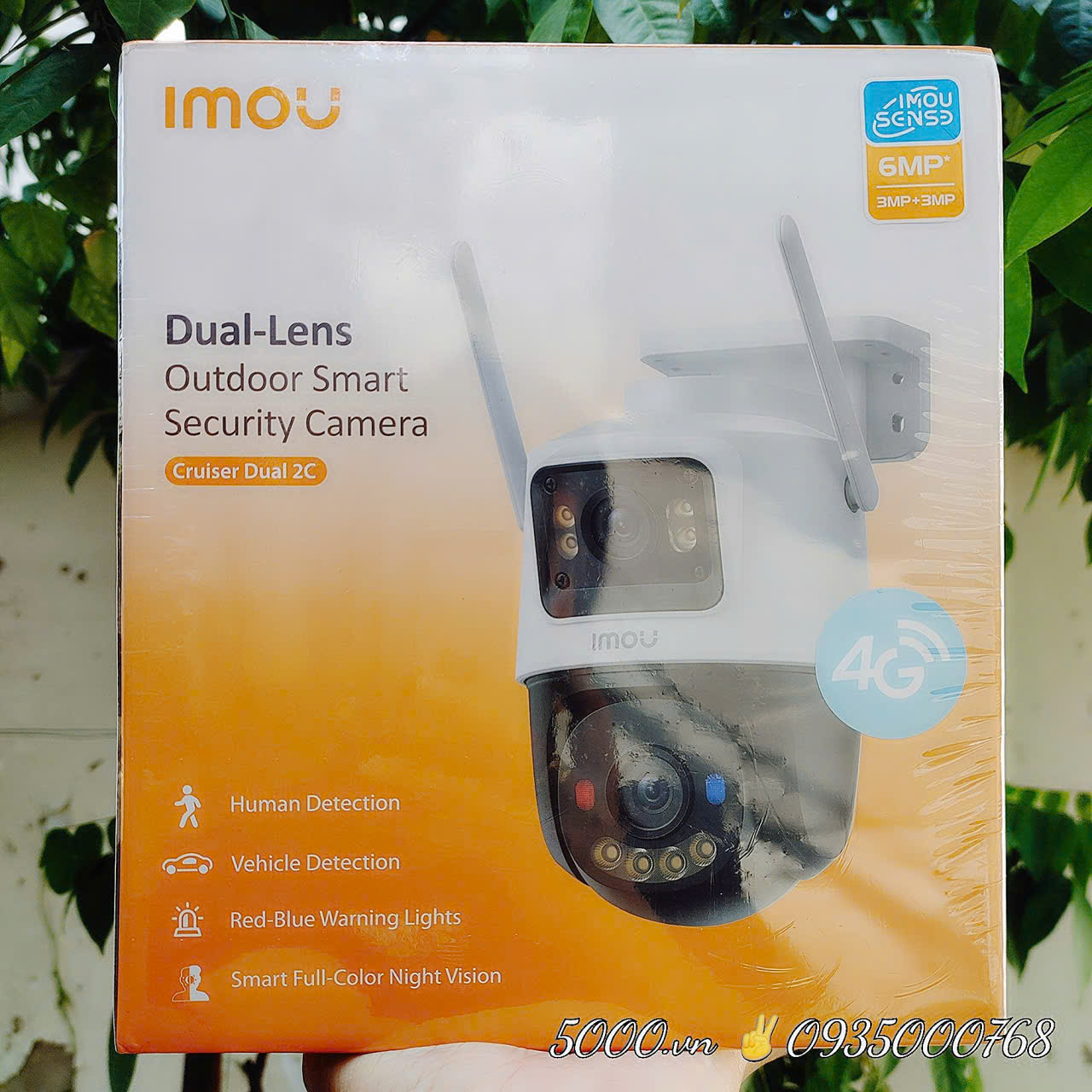 4G IMOU S7XCP-6MP (Camera sim 4G duals 3MP+3MP | Outdoor | FullColor | Sóng sim 4G mọi nhà mạng Việt Nam | Có cổng LAN dự phòng)