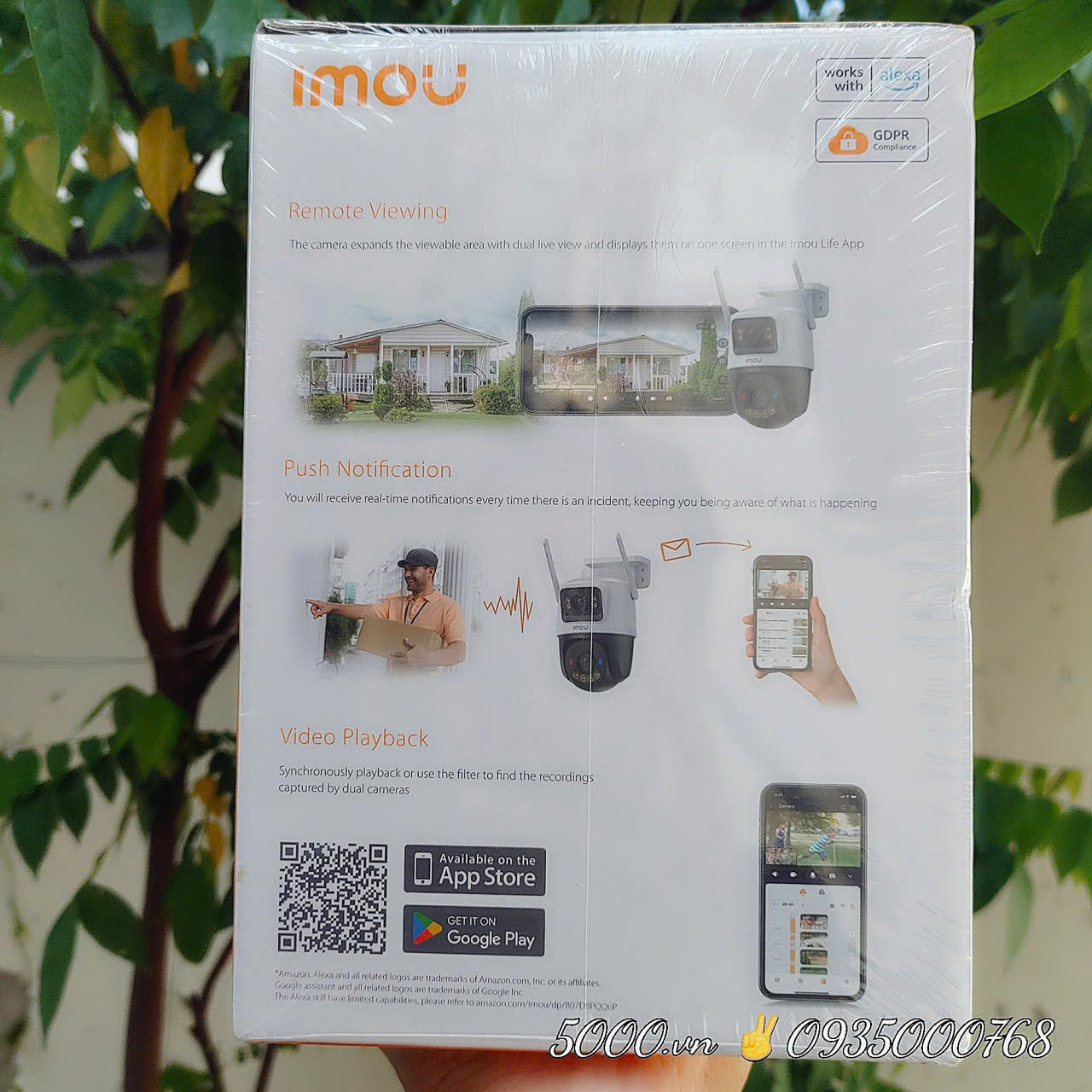 4G IMOU S7XCP-6MP (Camera sim 4G duals 3MP+3MP | Outdoor | FullColor | Sóng sim 4G mọi nhà mạng Việt Nam | Có cổng LAN dự phòng)