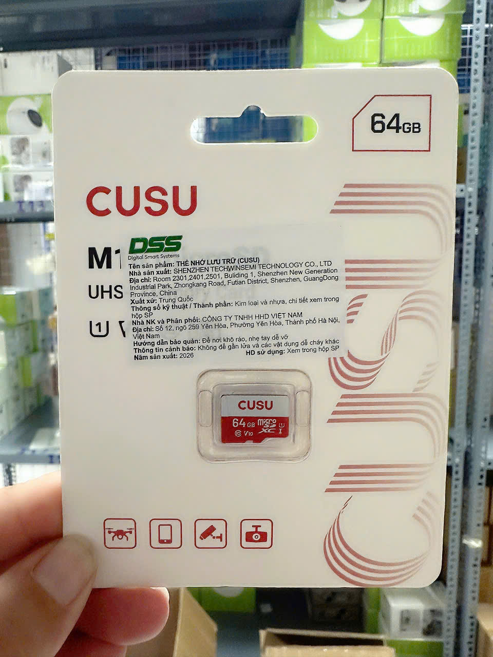 *CUSU 64GB 90Mbps  - DSS | Bảo hành 1 năm 1 đổi 1