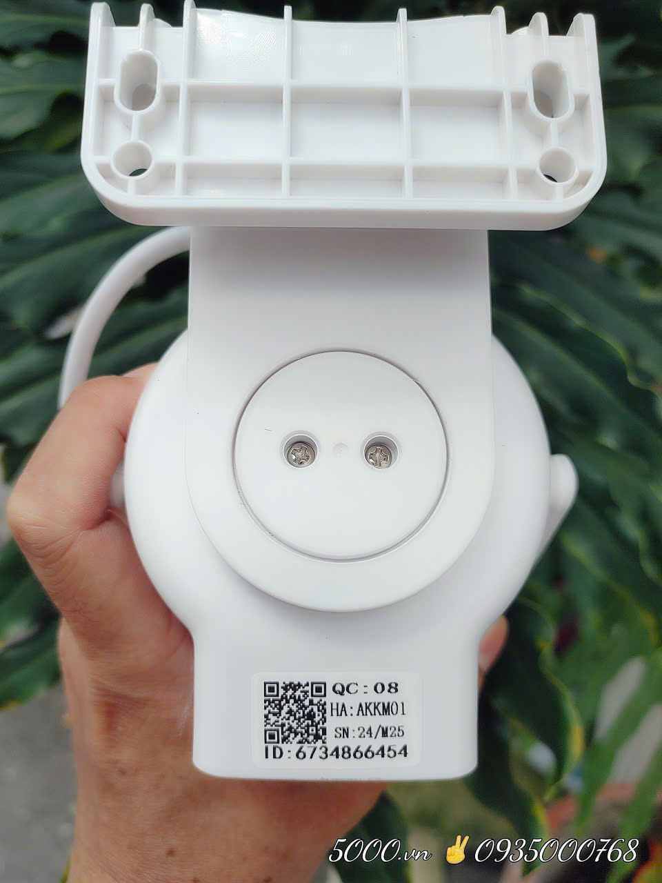 YOOSEE Q20D Trắng *mẫu mới* - Đế liền| Tùy chỉnh mắt cố định được | Wifi + LAN 2.4Ghz | Nút reset | Nguồn 12V2A