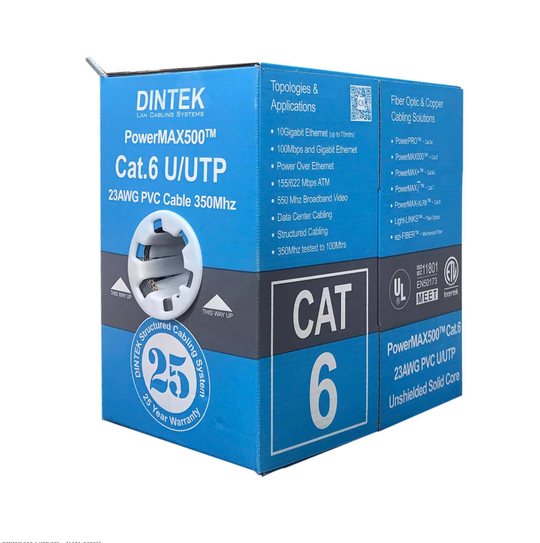 Thùng 305m Cáp mạng DINTEK UTP CAT6 (1101-04032)