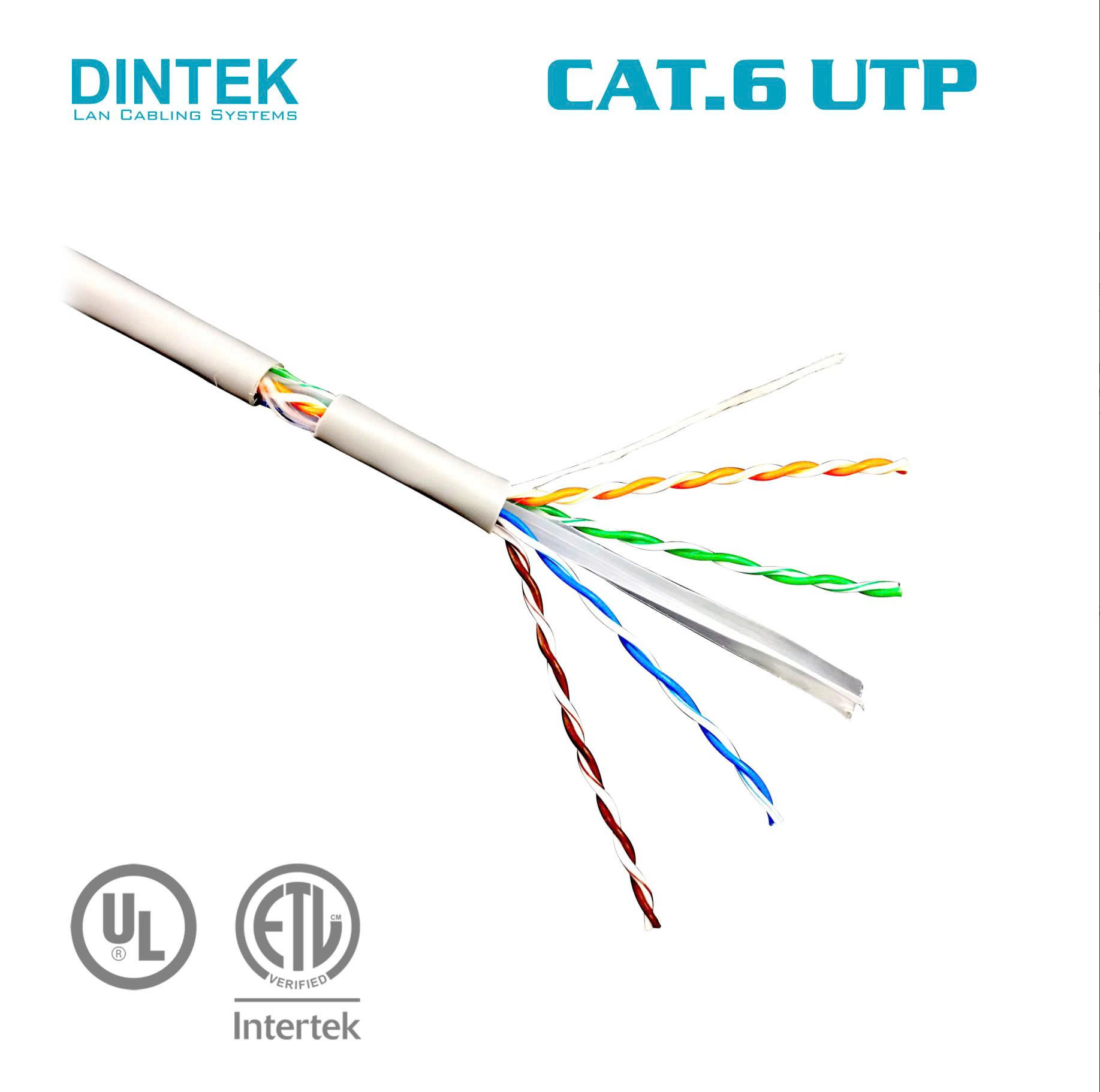 Thùng 305m Cáp mạng DINTEK UTP CAT6 (1101-04032)