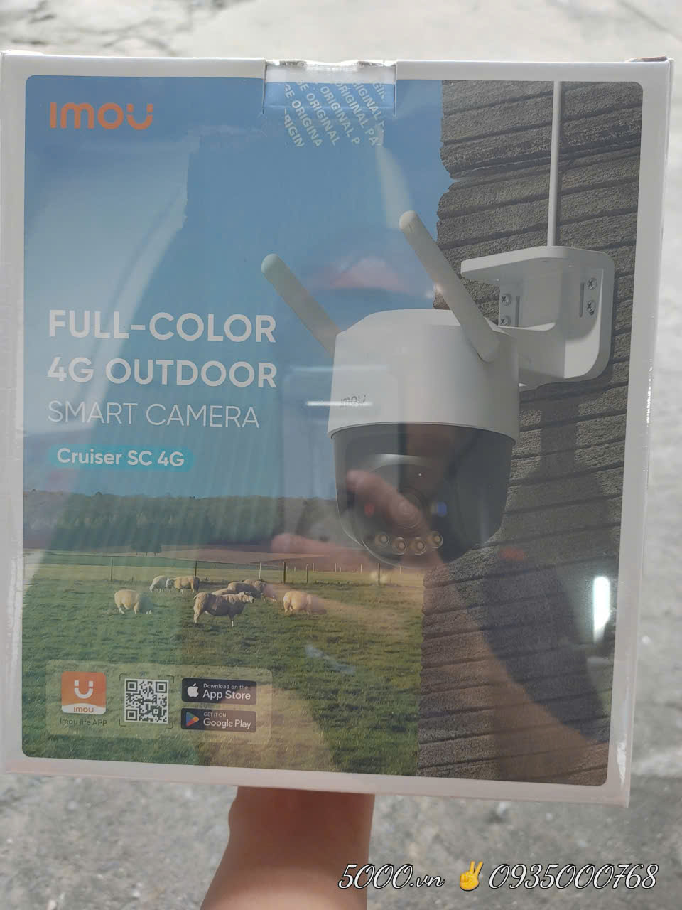 4G Camera 3MP IMOU K7FP-3HOTE-4G (Outdoor | FullColor | Sóng sim 4G mọi nhà mạng Việt Nam )