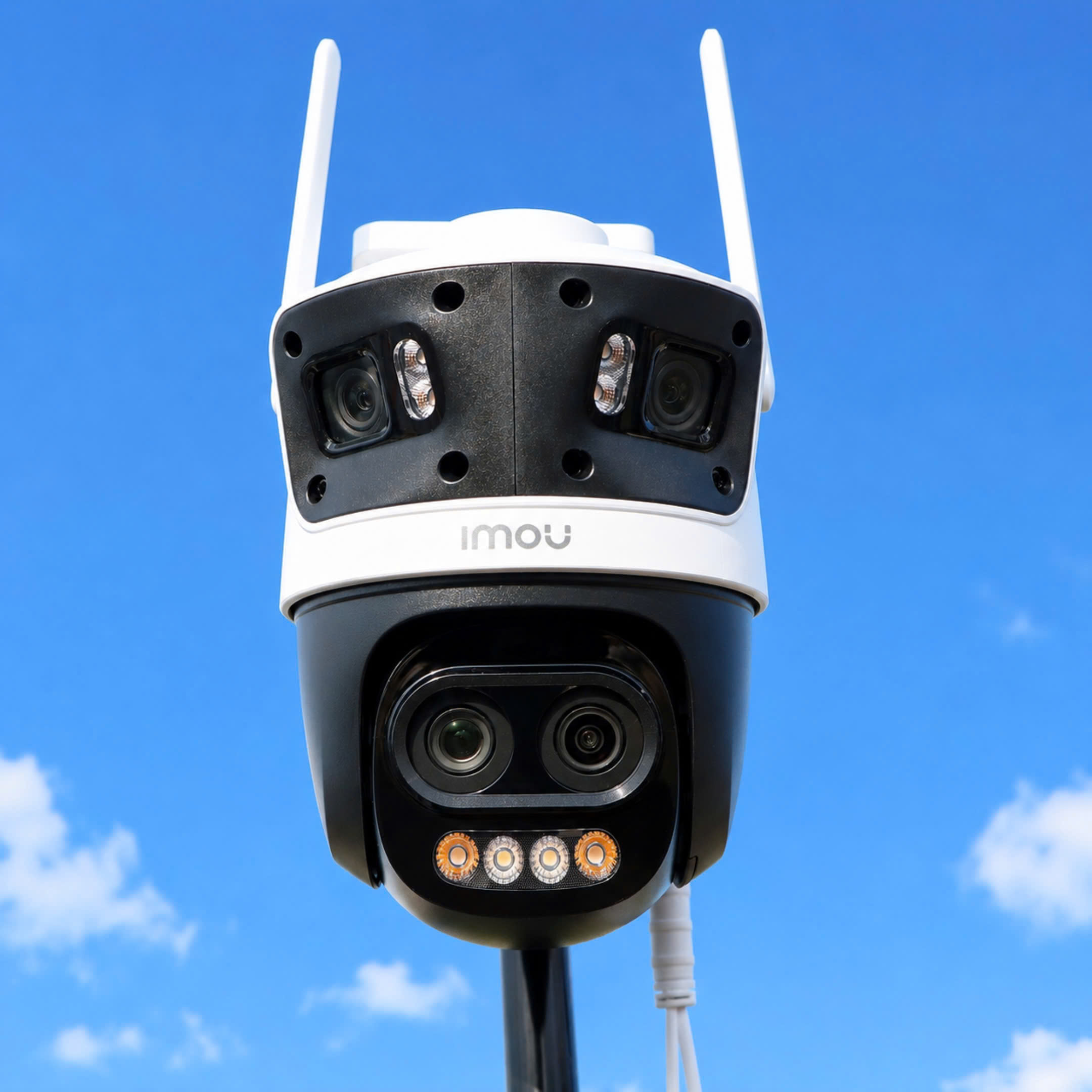 4 Mắt IMOU S76DP 13M, nickname IMOU PANO Z ( 4MP + 4MP + 5MP + Zoom) - IPC-S76DP-13M0N - Camera siêu zoom 12X & Góc Rộng 4 Ống kính, bắt tốt sóng wifi 5.0Ghz
