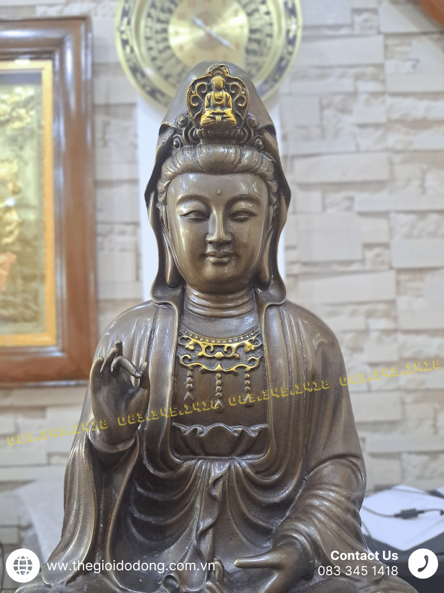 Tượng Quan Thế Âm Bồ Tát bằng đồng