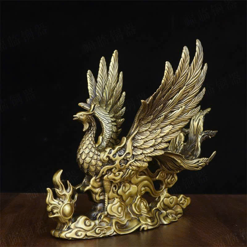 Tượng Đồng Phụng Hoàng Lửa | Biểu Tượng Tái Sinh & Vượt Nghịch Cảnh