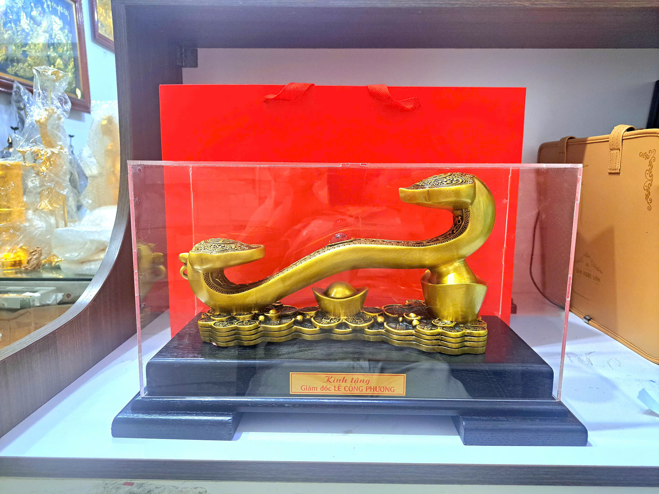 Gậy Như Ý Bằng Đồng - Quà Tặng Phong Thủy Ý Nghĩa