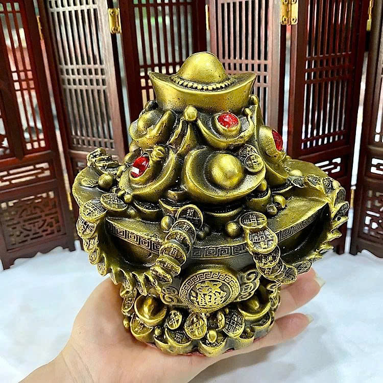 Chậu Tụ Bảo Bằng Đồng – Vật Phẩm Chiêu Tài, Giữ Lộc Hàng Đầu Trong Phong Thủy