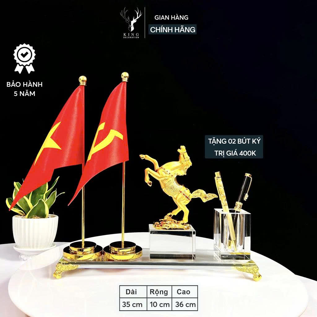 Quà Tặng Phong Thủy Để Bàn – Ống Đựng Bút Mã Đáo Thành Công | Món Quà Ý Nghĩa Cho Công Việc & Sự Nghiệp
