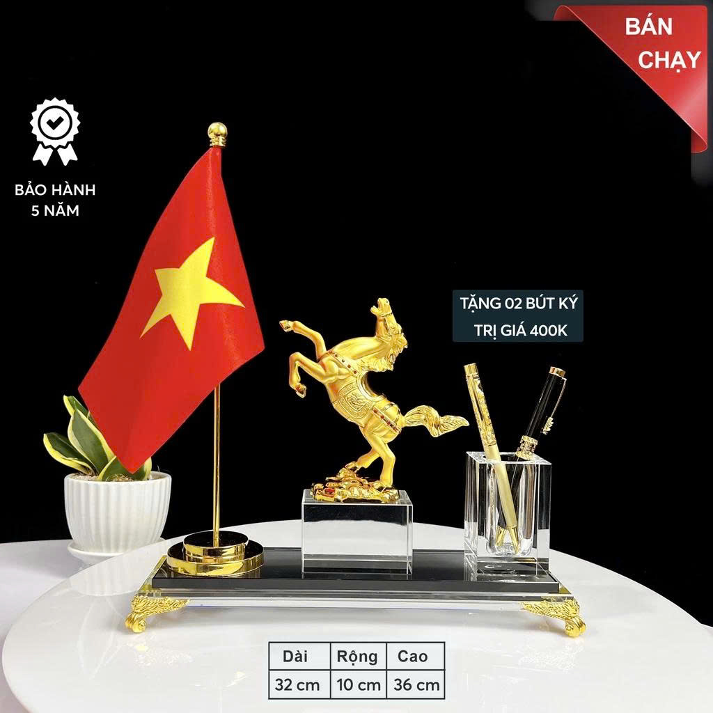 Quà Tặng Phong Thủy Để Bàn – Ống Đựng Bút Mã Đáo Thành Công | Món Quà Ý Nghĩa Cho Công Việc & Sự Nghiệp