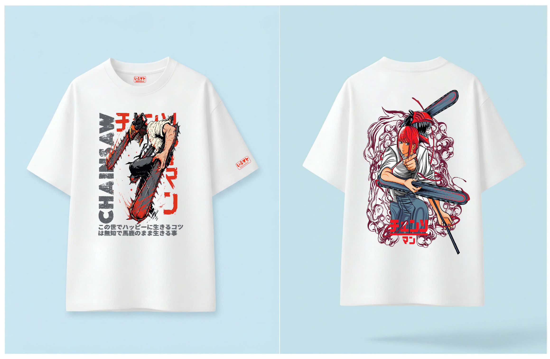 🔥🔥CHAINSAW MAN_Áo thun Oversize _ Unisex _ Phiên bản giới hạn🔥