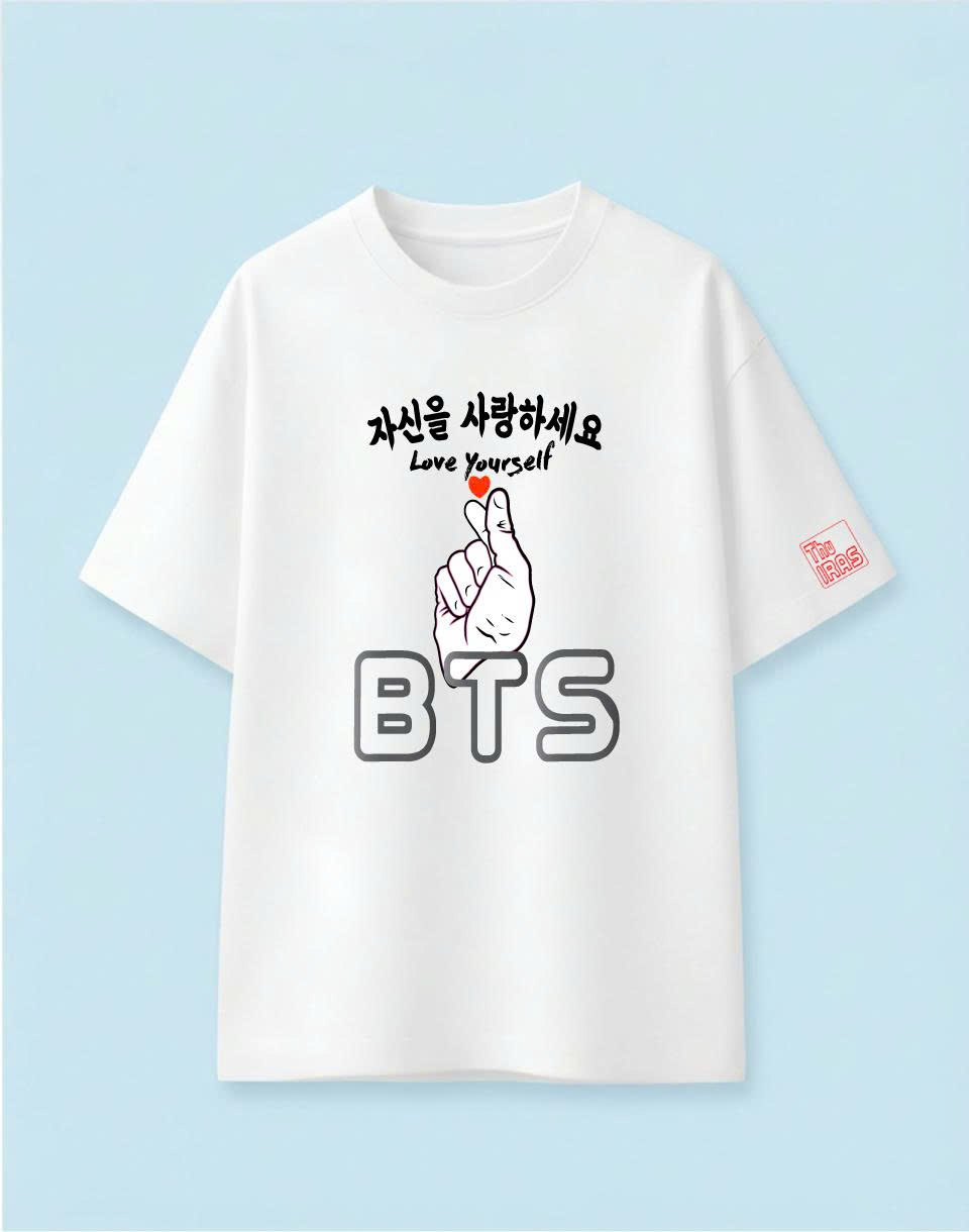 Love yourself BTS - Áo Oversize Unisex chuẩn phong cách Hàn Quốc