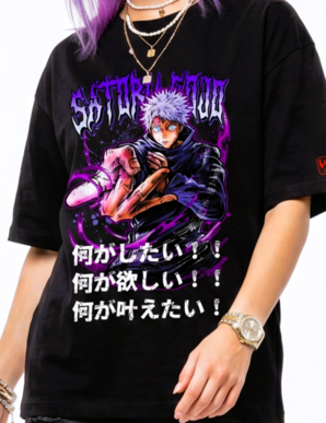 🔥🔥GOJO SATORU_ Áo thun Oversize_Unisex _Phiên bản giới hạn!🔥