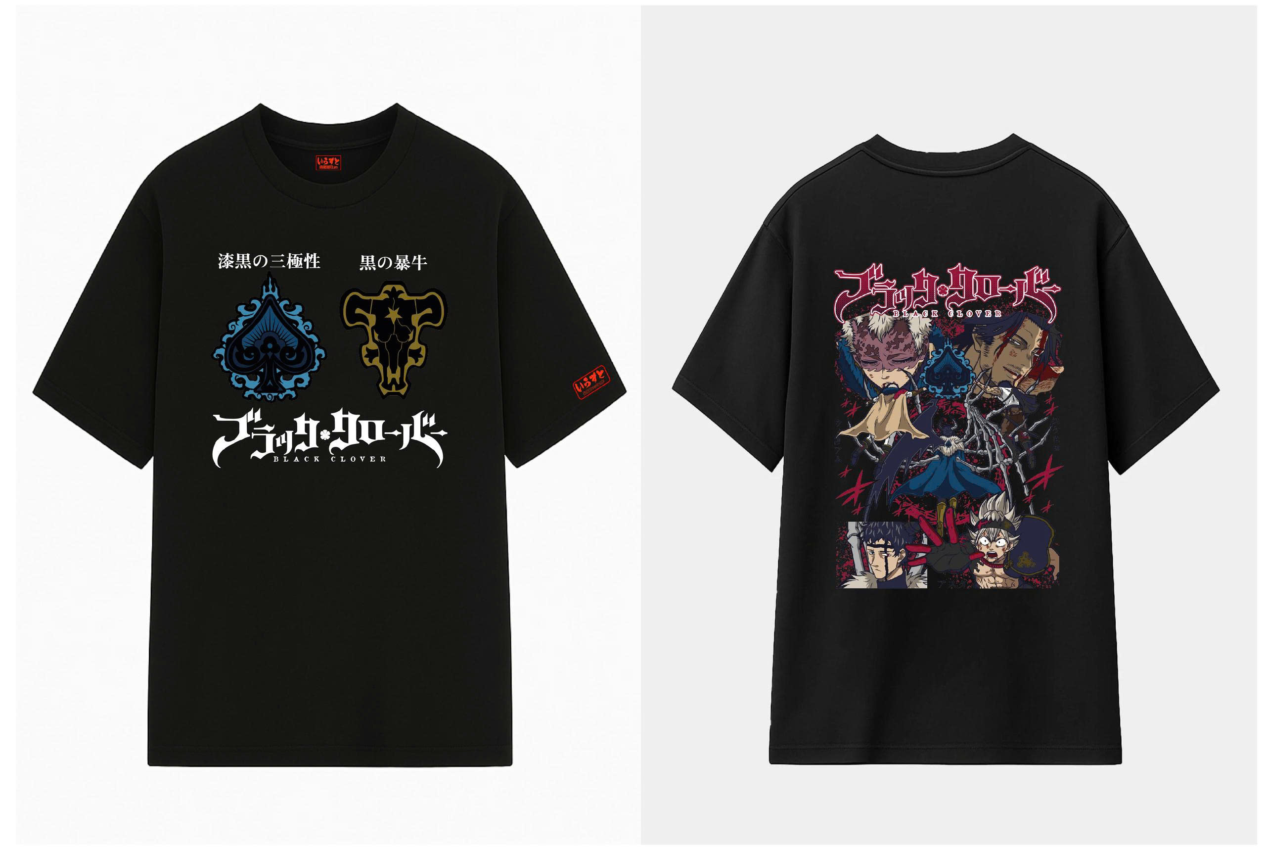 BLACK CLOVER🔥 _Áo thun Unisex Form dáng Regular Fit (Ôm nhẹ) _ Phiên bản giới hạn!