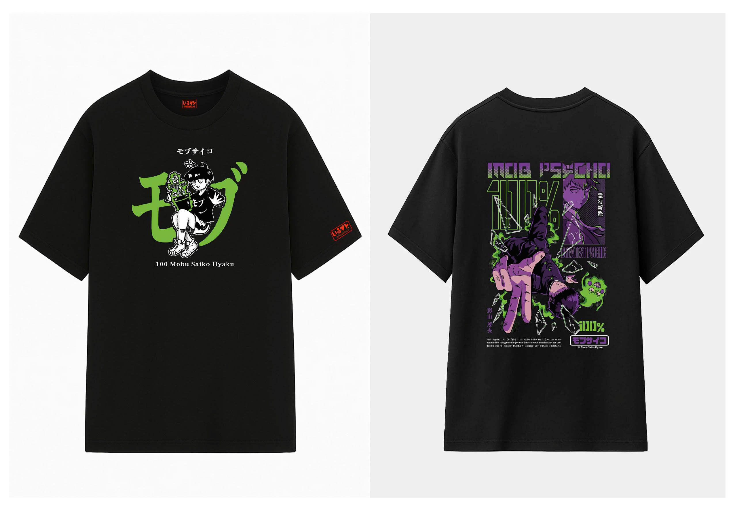 MOB PSYCHO 100 💥Áo thun Unisex Form dáng Regular Fit (Ôm nhẹ)_CHÂN ÁI CHO TÍN ĐỒ ANIME VÀ STREETWEAR