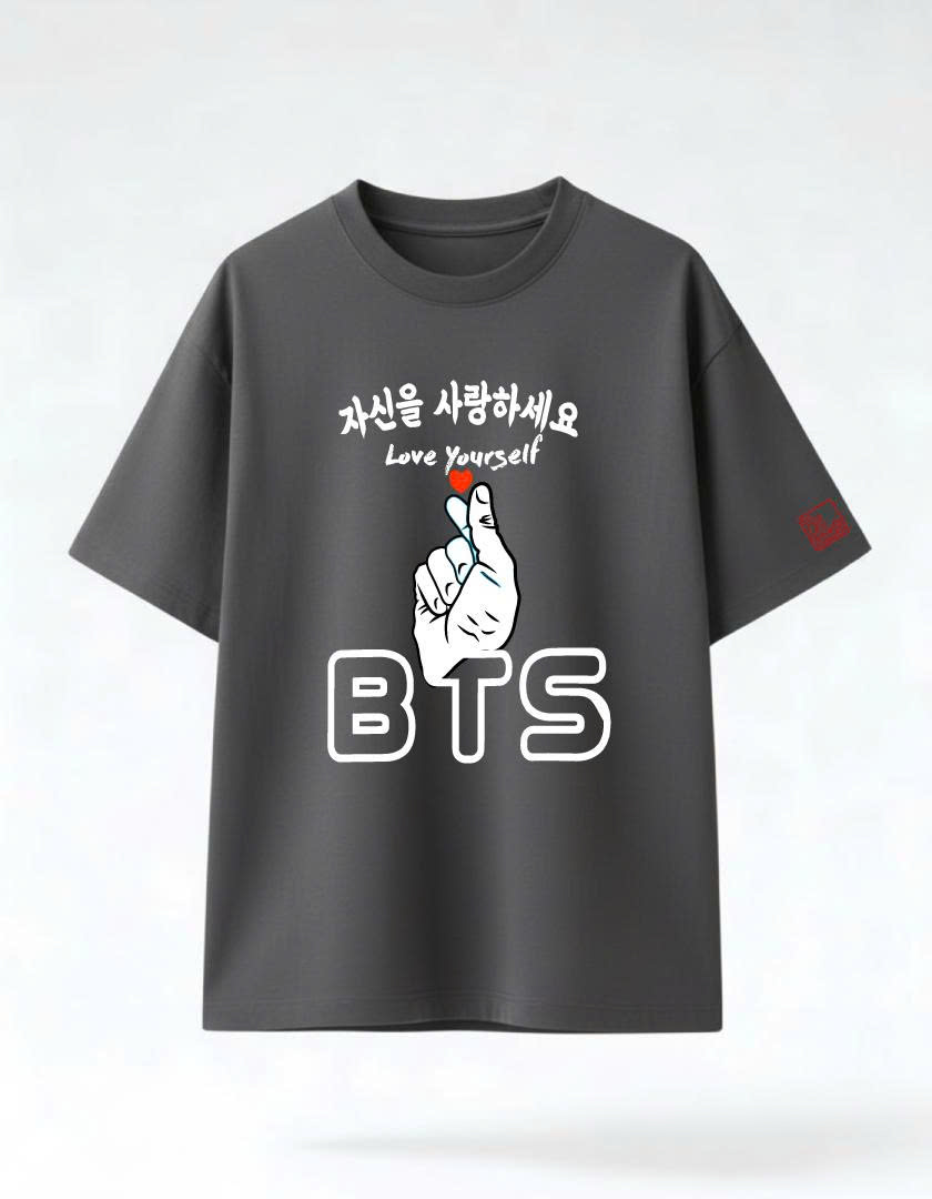 Love yourself BTS - Áo Oversize Unisex chuẩn phong cách Hàn Quốc