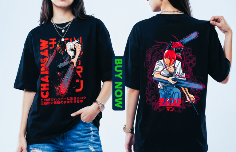 🔥🔥CHAINSAW MAN_Áo thun Oversize _ Unisex _ Phiên bản giới hạn🔥