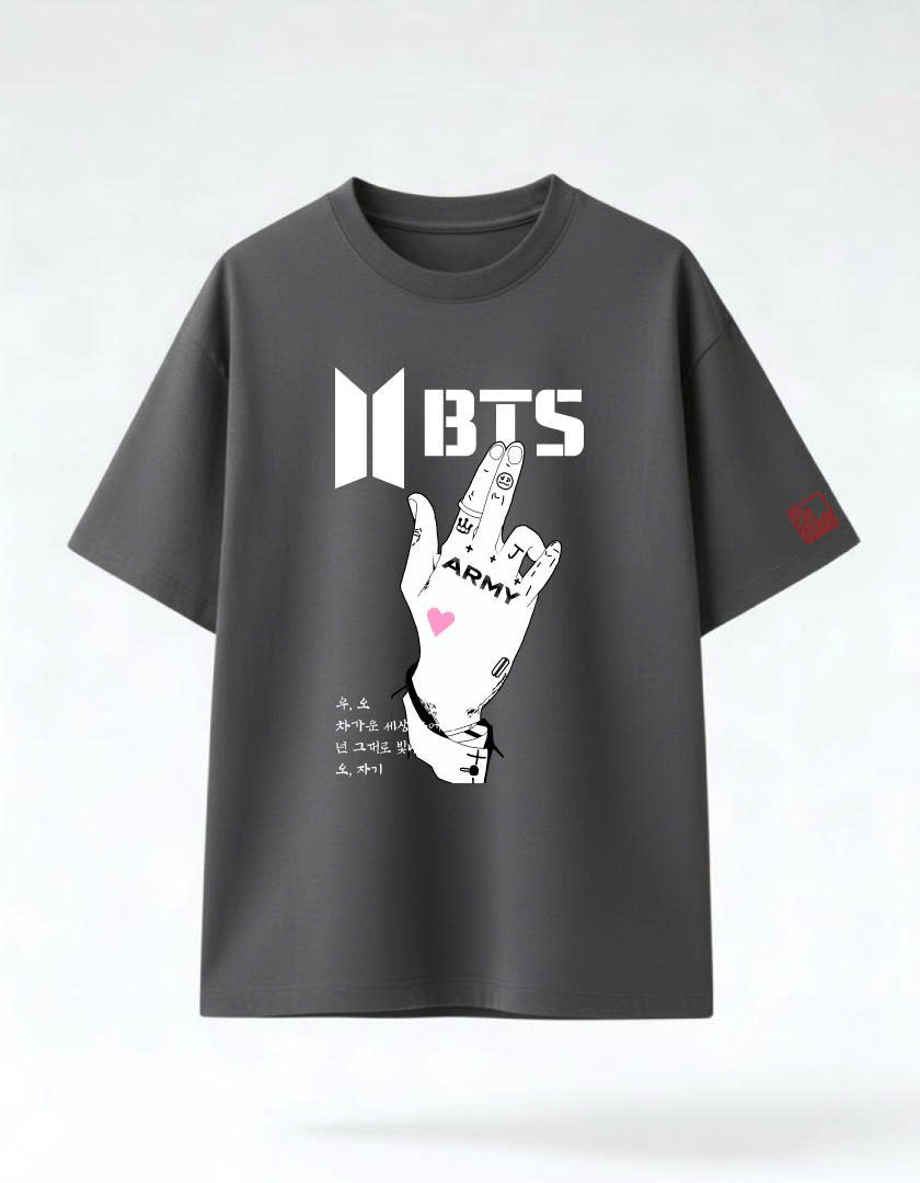 Nhóm nhạc BTS - Áo Oversize Unisex chuẩn phong cách Hàn Quốc