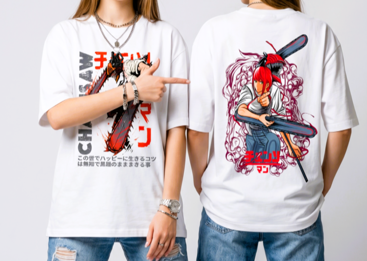 🔥🔥CHAINSAW MAN_Áo thun Oversize _ Unisex _ Phiên bản giới hạn🔥