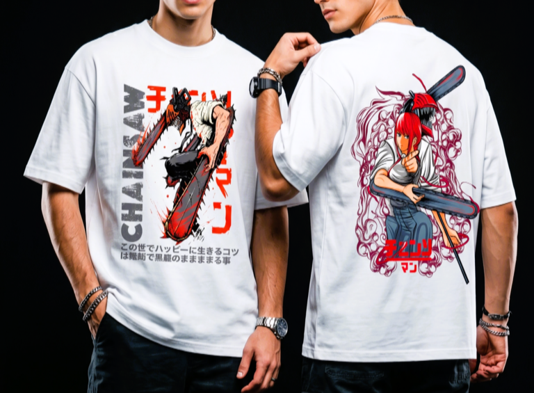 🔥🔥CHAINSAW MAN_Áo thun Oversize _ Unisex _ Phiên bản giới hạn🔥