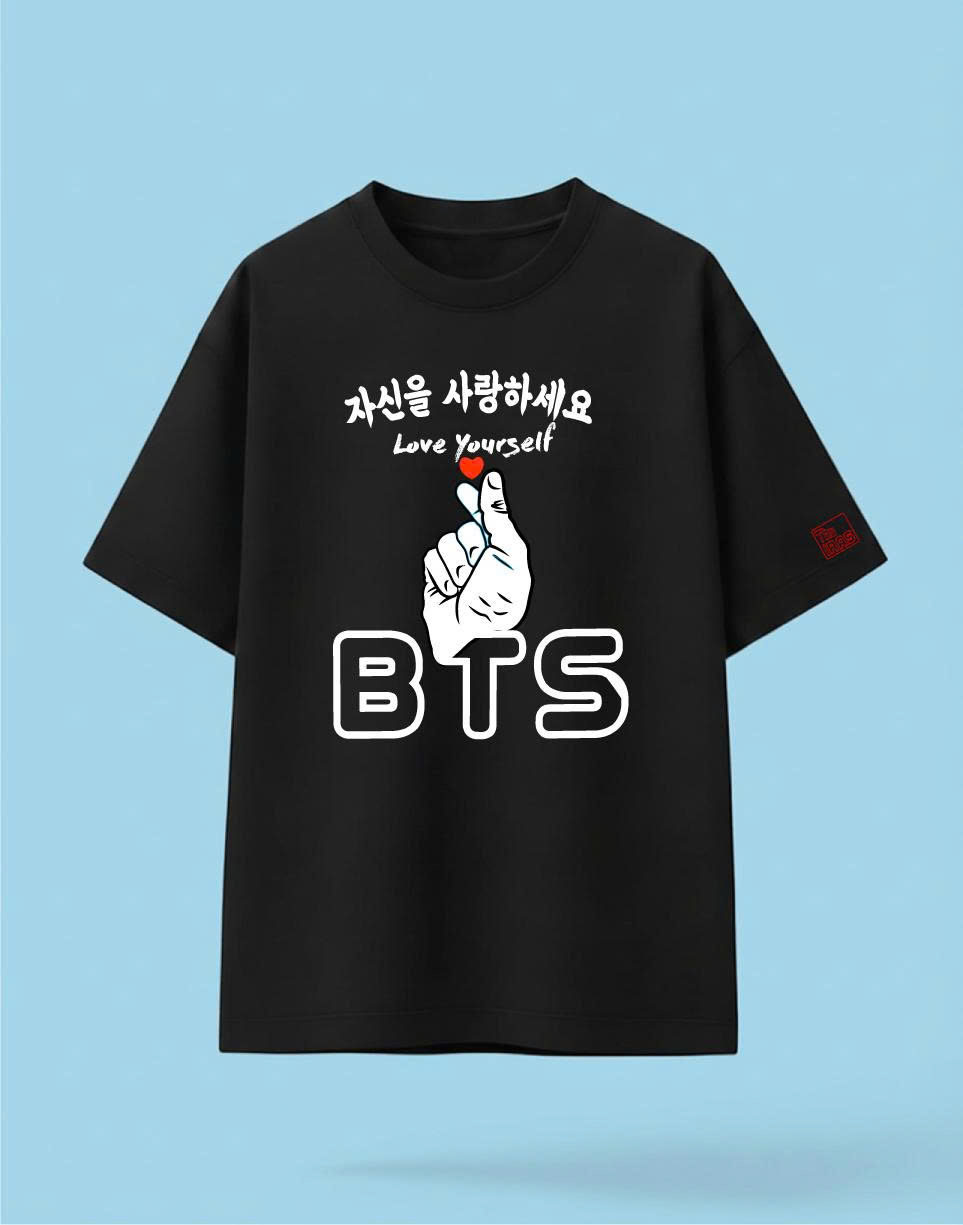 Love yourself BTS - Áo Oversize Unisex chuẩn phong cách Hàn Quốc