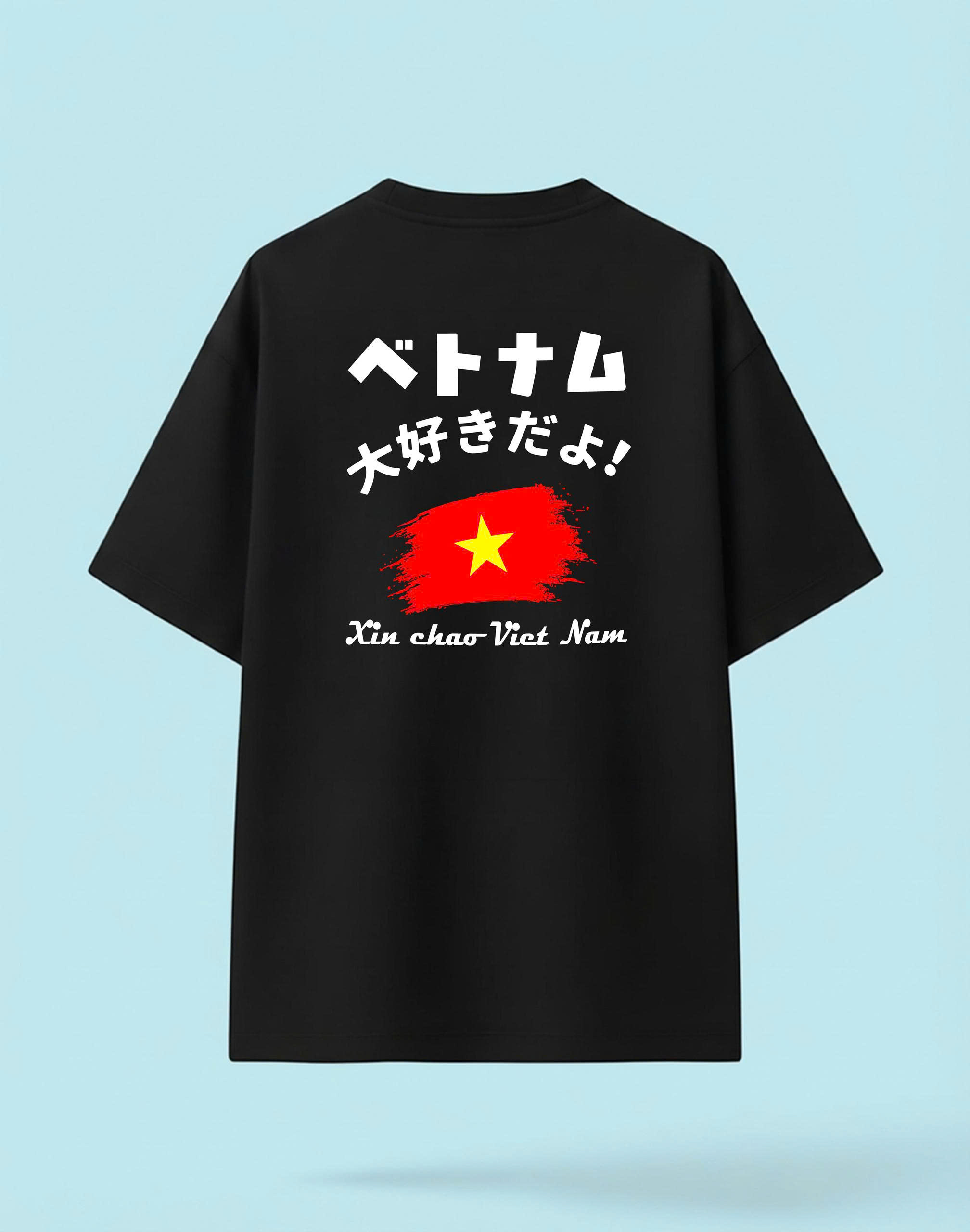 ÁO OVERSIZE _ UNISEX HELLO VIỆT NAM