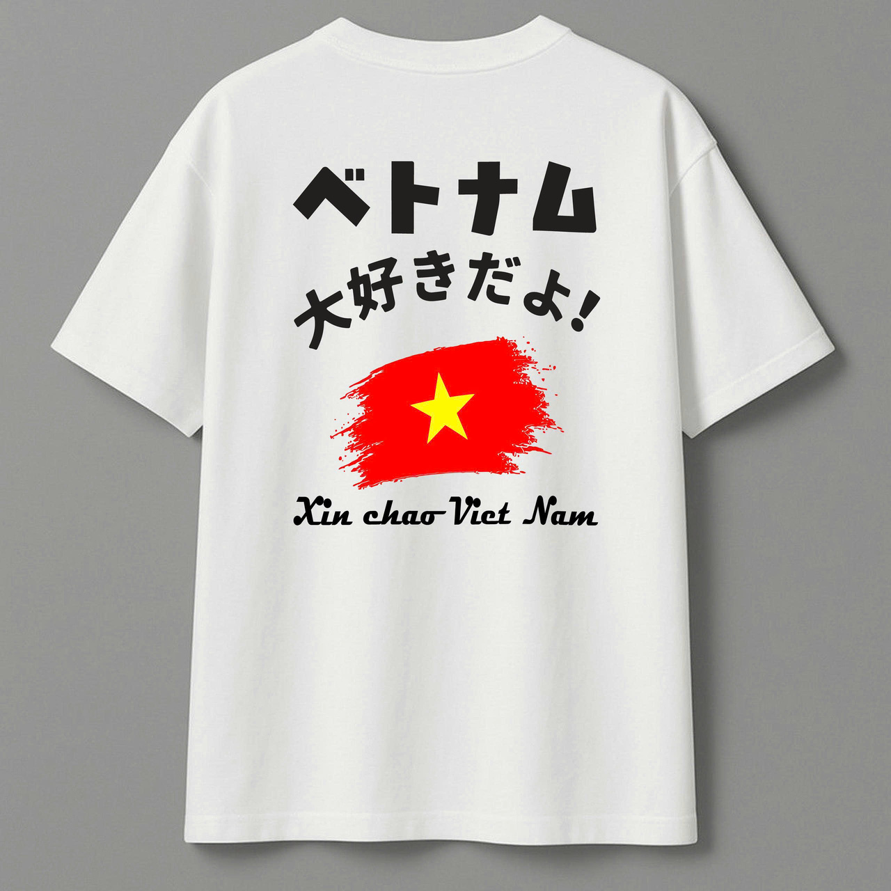 Áo thun nam Basic Xin chào Việt Nam