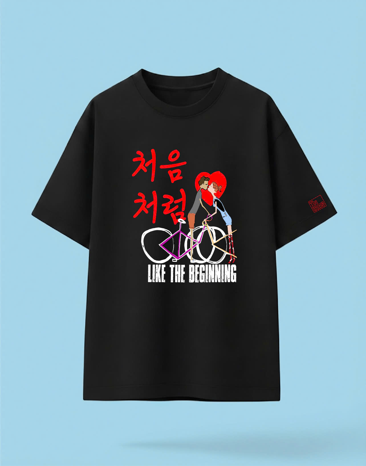 LIKE THE BEGINNING - Áo Oversize_Unisex chuẩn phong cách Hàn Quốc
