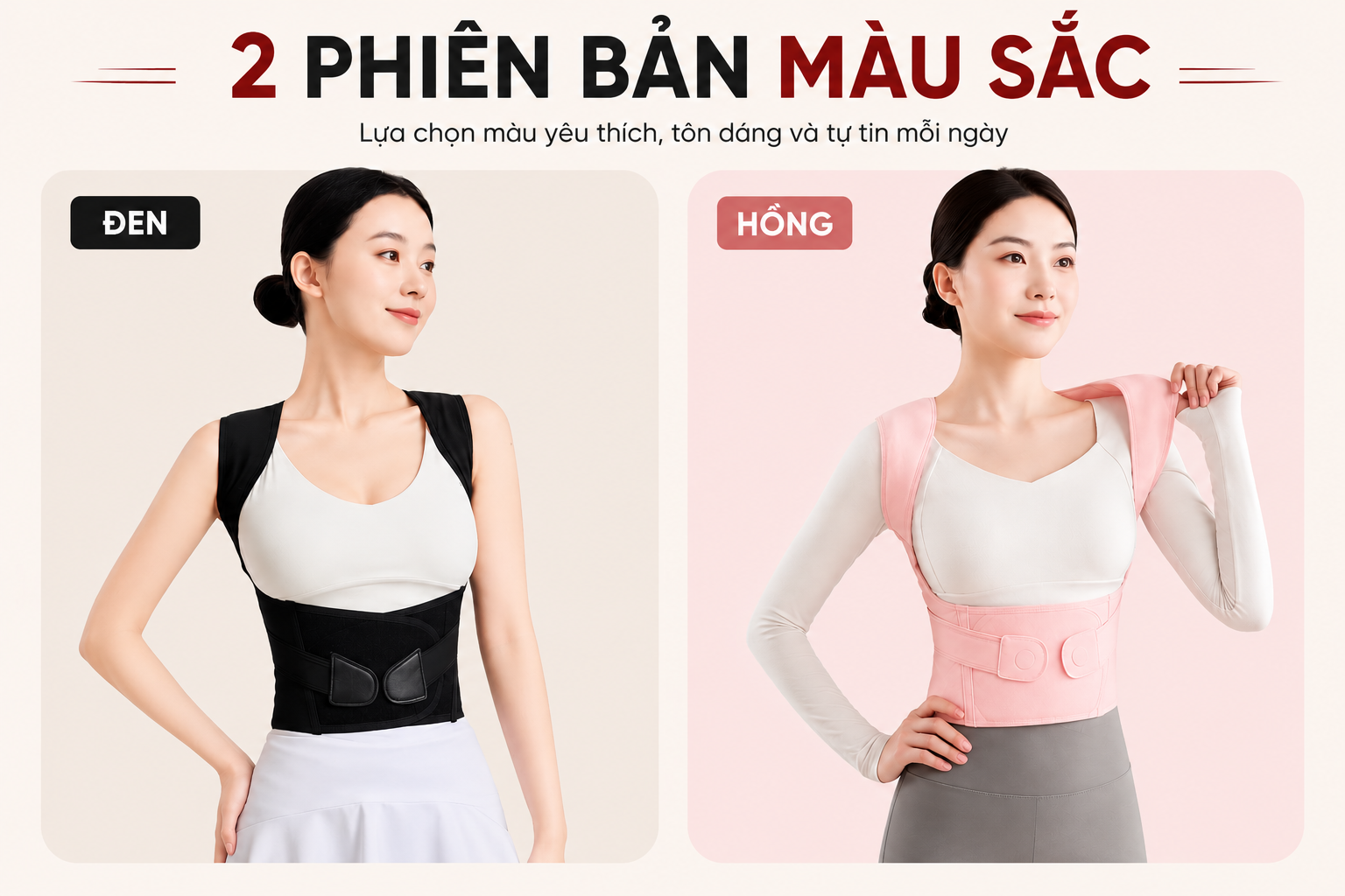 Đai chống gù lưng HUIFIT nẹp thẳng lưng, hỗ trợ chỉnh thẳng dáng, định hình lưng cho nam nữ