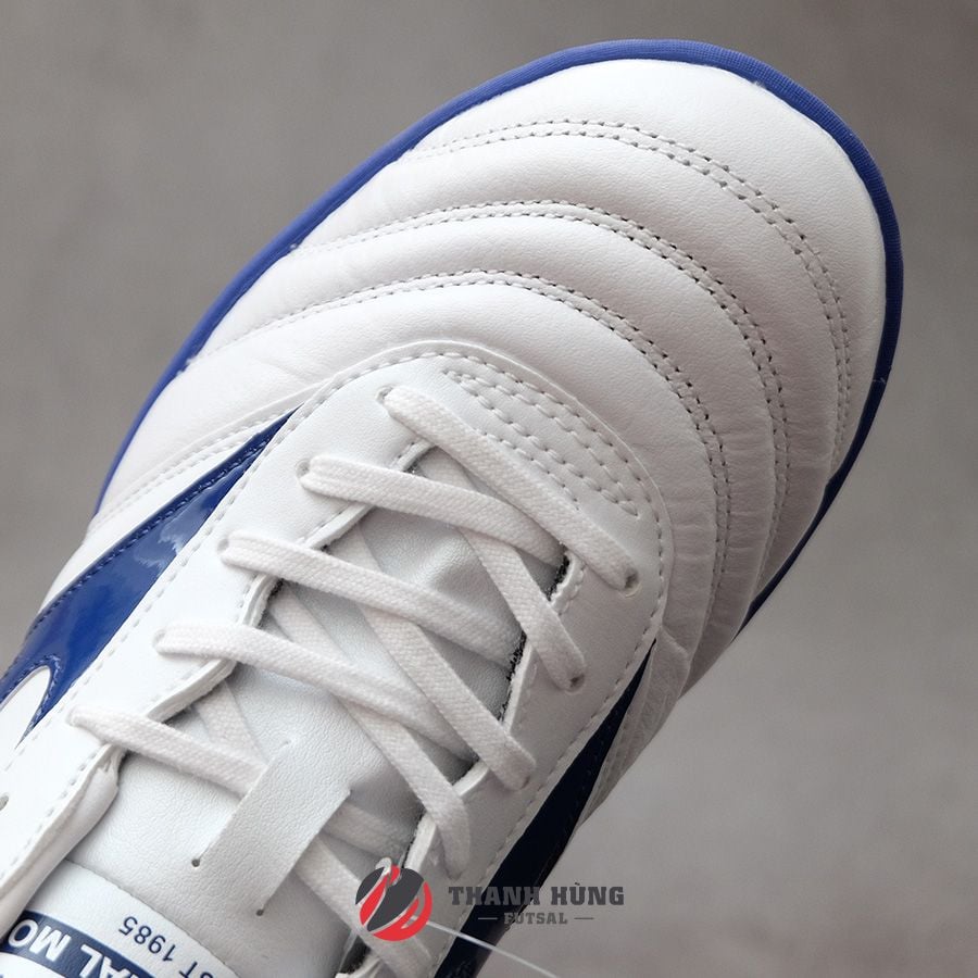 MIZUNO MORELIA TF - Q1GB210125 - TRẮNG/XANH BIỂN