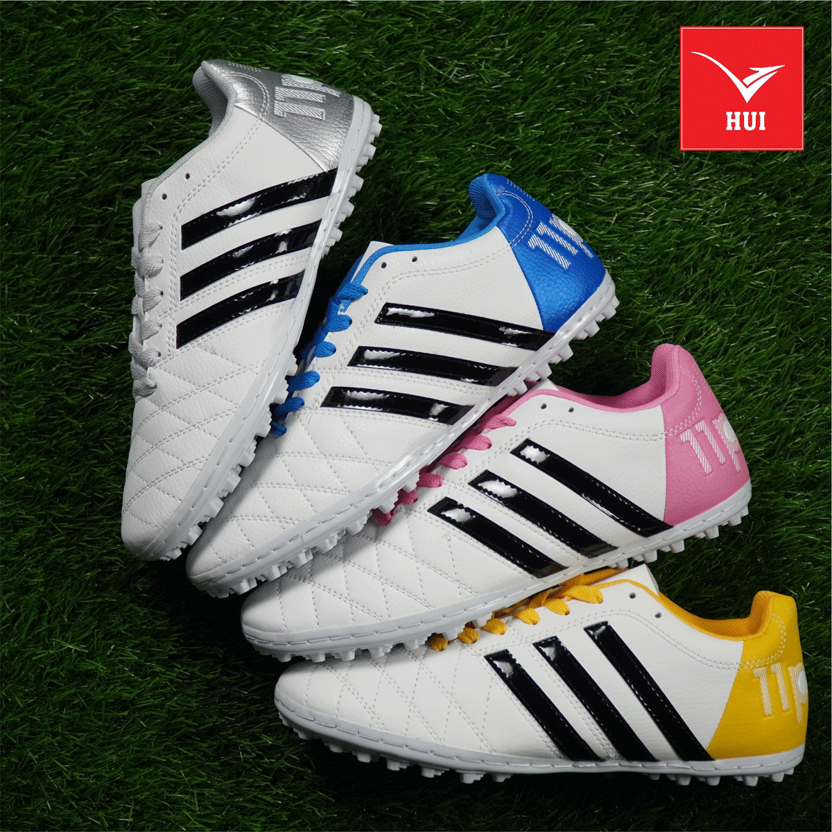 Giày đá bóng Toni 3 sọc Wika