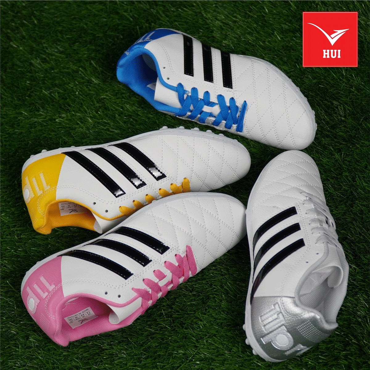 Giày đá bóng Toni 3 sọc Wika