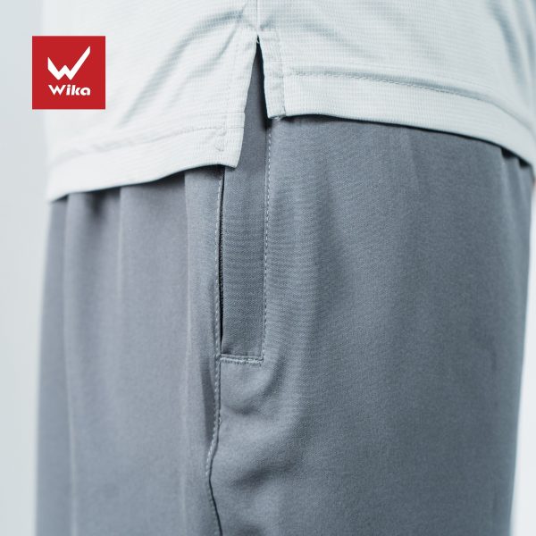 Quần short Wika - Chất liệu 100% polyester, dày dặn, có độ bền cao, thấm hút mồ tốt.