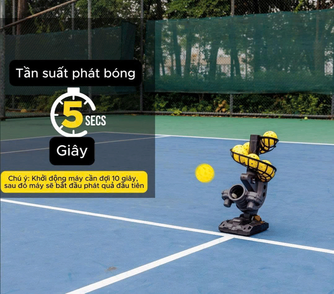 Máy bắn bóng tập luyện trên sân FURLIHONG 388pbh